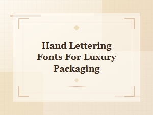 Elegant Scripts for Premium Packaging Impact